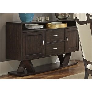 Liberty Furniture Southpark Server in Charcoal