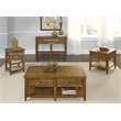 Lake House Medium Brown 3 Piece Set (1-Cocktail 2-End Tables)