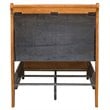 Grandpas Cabin Medium Brown Twin Sleigh Bed