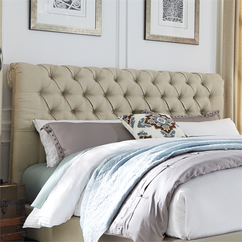 Liberty Furniture King Chesterfield Sleigh Headboard 200BR22HU