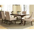 Liberty Furniture Armand 7 Piece Trestle Dining Set in Brownstone
