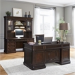 Liberty Furniture Brayton Manor 3 Piece Home Office Set Set in Cognac