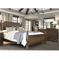 Liberty Furniture Hearthstone 4 Piece King Poster Bedroom