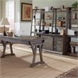 Stone Brook Medium Brown Complete 3 Piece Desk