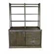Stone Brook Medium Brown Jr Executive Credenza Set