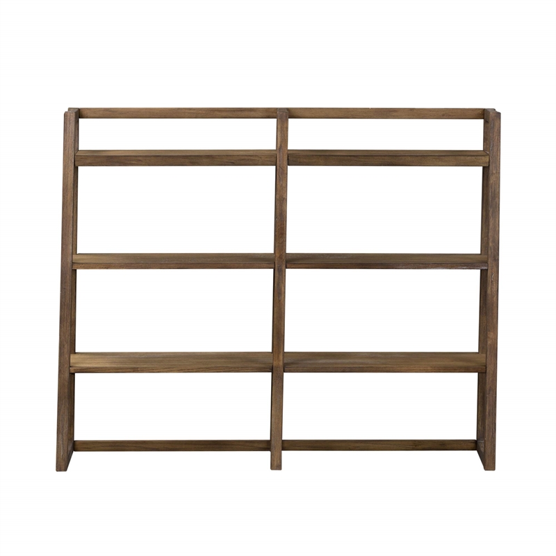 Stone Brook Medium Brown Jr Executive Credenza Set