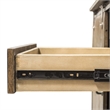 Stone Brook Medium Brown Jr Executive Credenza Set