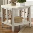 Liberty Furniture Dockside 3-Piece Solid Wood Coffee Table Set in White