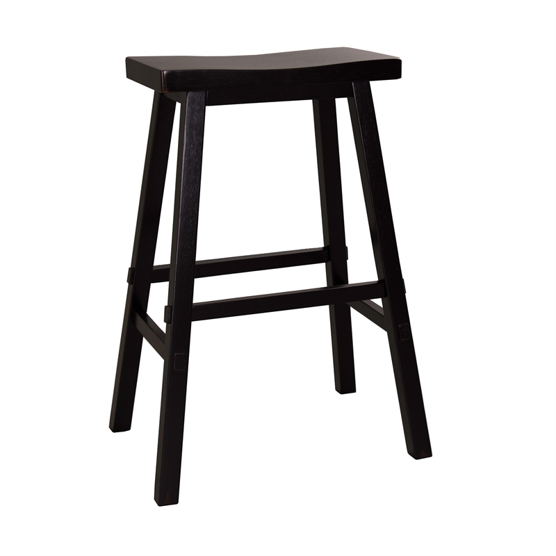 Liberty Furniture Creations 30 Inch Sawhorse Barstool - Black