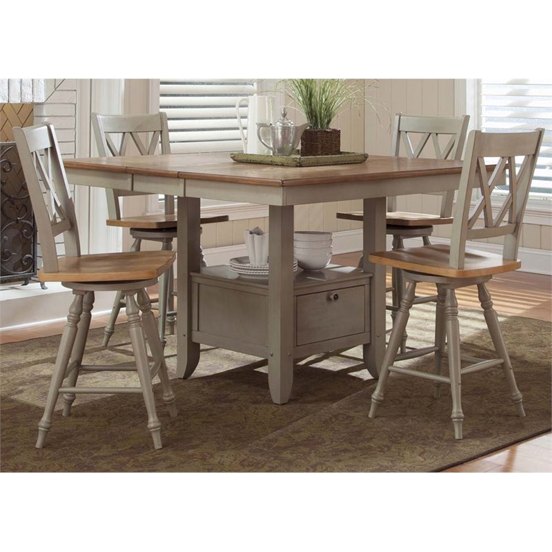 Liberty Furniture Al Fresco 5 Piece Counter Height Dining Set 541CD