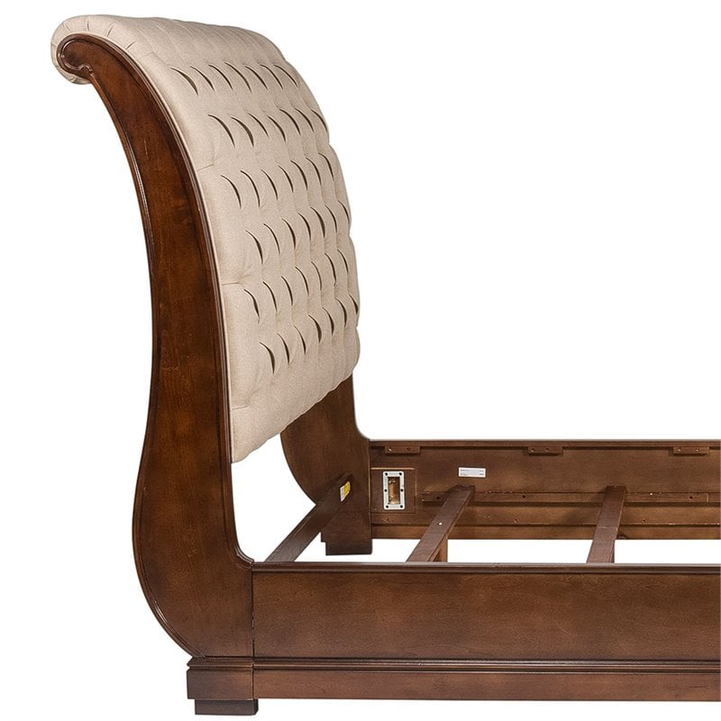 Cotswold Cherry King Sleigh Bed Cymax Business