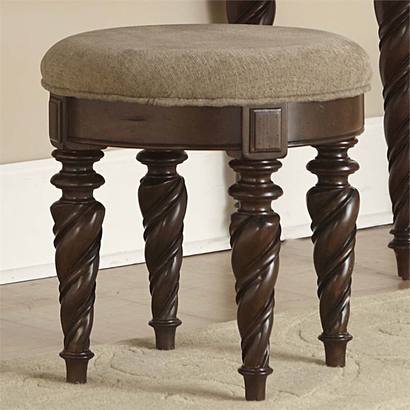 dark brown vanity chair