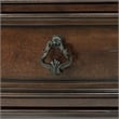 Arbor Place Dark Brown Queen Sleigh Bed - Dresser & Mirror - Chest