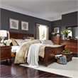 Liberty Furniture Rustic Traditions King Sleigh Bed Dresser & Mirror Chest NS
