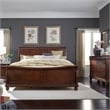 Rustic Traditions Cherry King Sleigh Bed - Dresser & Mirror - Night Stand
