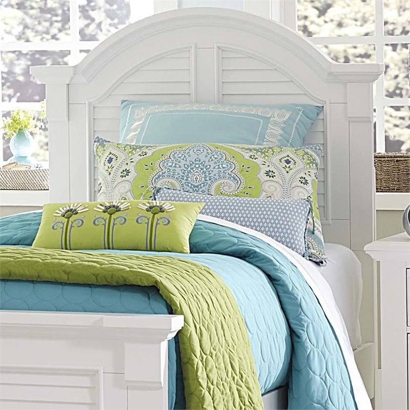 Summer House White Twin Panel Headboard Cymax Business