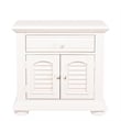 Summer House I White King Panel Bed - Dresser & Mirror - Night Stand