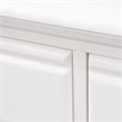 Summer House I White King Panel Bed - Dresser & Mirror - Night Stand