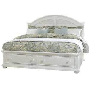 summer house storage bed in oyster white