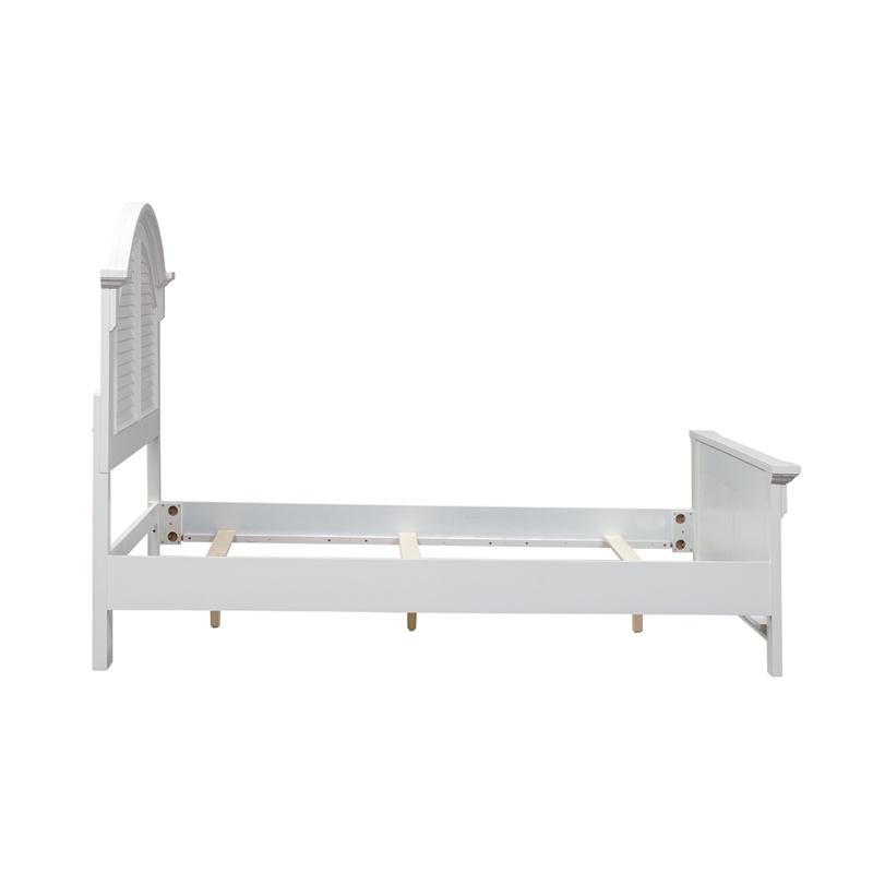Summer House I White Queen Panel Bed