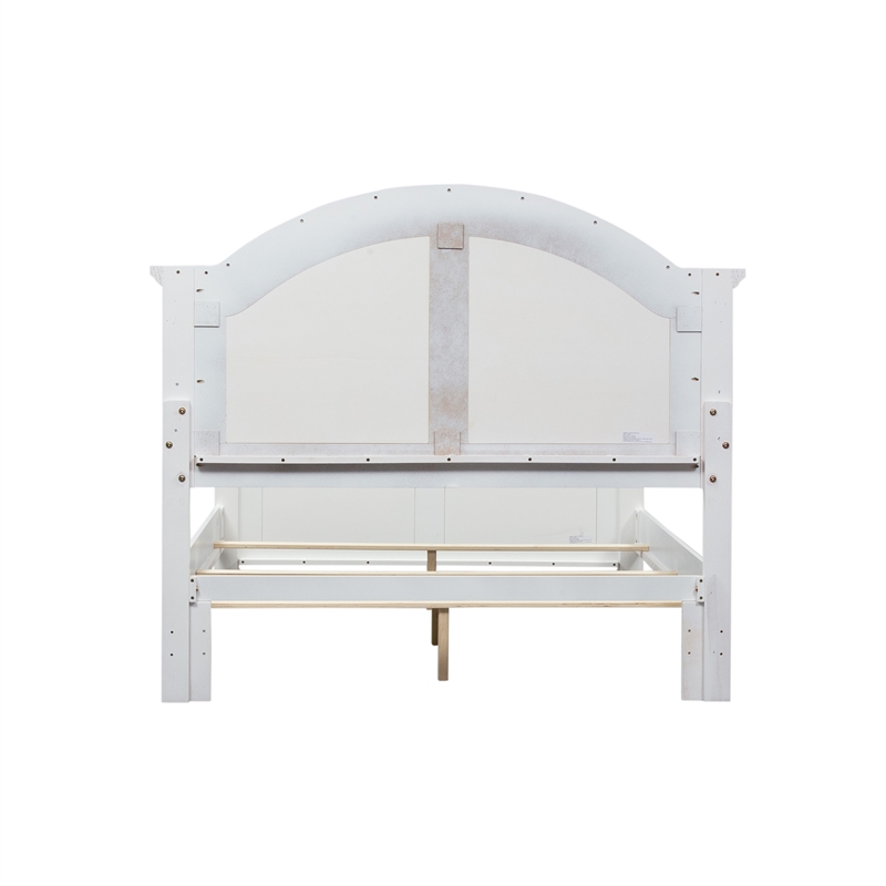 Summer House I White Queen Panel Bed