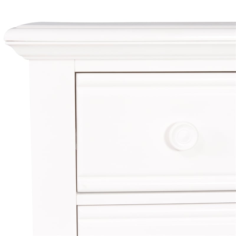 Summer House I White Queen Panel Bed - Dresser & Mirror - Chest