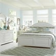 Summer House I White Queen Panel Bed - Dresser & Mirror - Chest