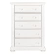 Summer House I White Queen Panel Bed - Dresser & Mirror - Chest - Night Stand