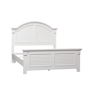 summer house 4 piece panel bedroom set in oyster white dmn