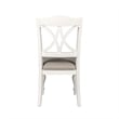 Summer House White 5 Piece Pedestal Table Set