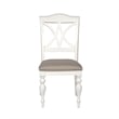 Summer House White 5 Piece Pedestal Table Set
