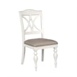 Summer House White 5 Piece Pedestal Table Set