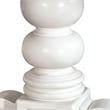 Summer House White 5 Piece Pedestal Table Set