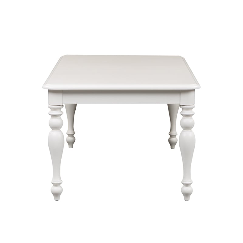 Summer House White 6 Piece Rectangular Table Set