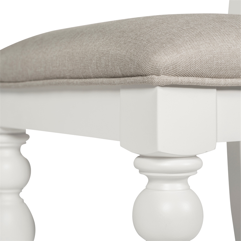 Summer House White 6 Piece Rectangular Table Set