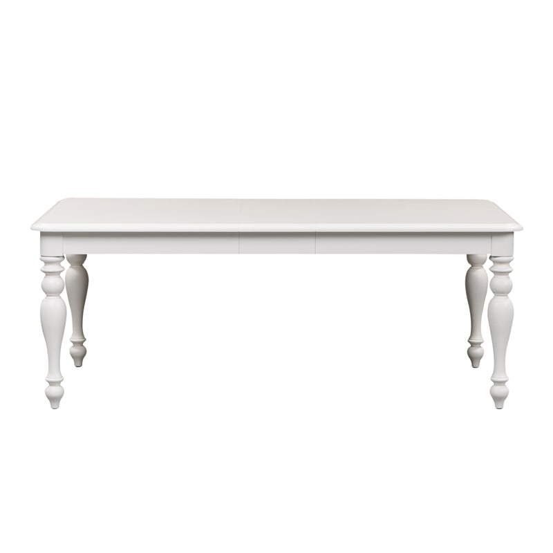 Summer House White 7 Piece Rectangular Table Set