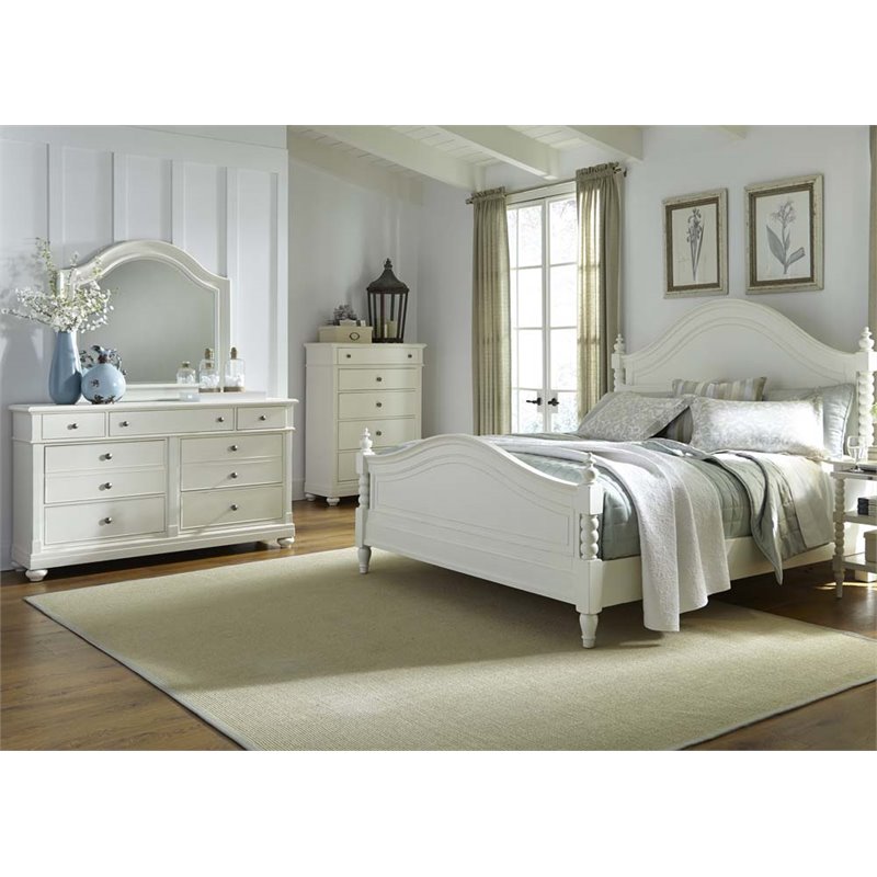 Liberty Furniture Harbor View Ii 4 Piece King Poster Bedroom Set