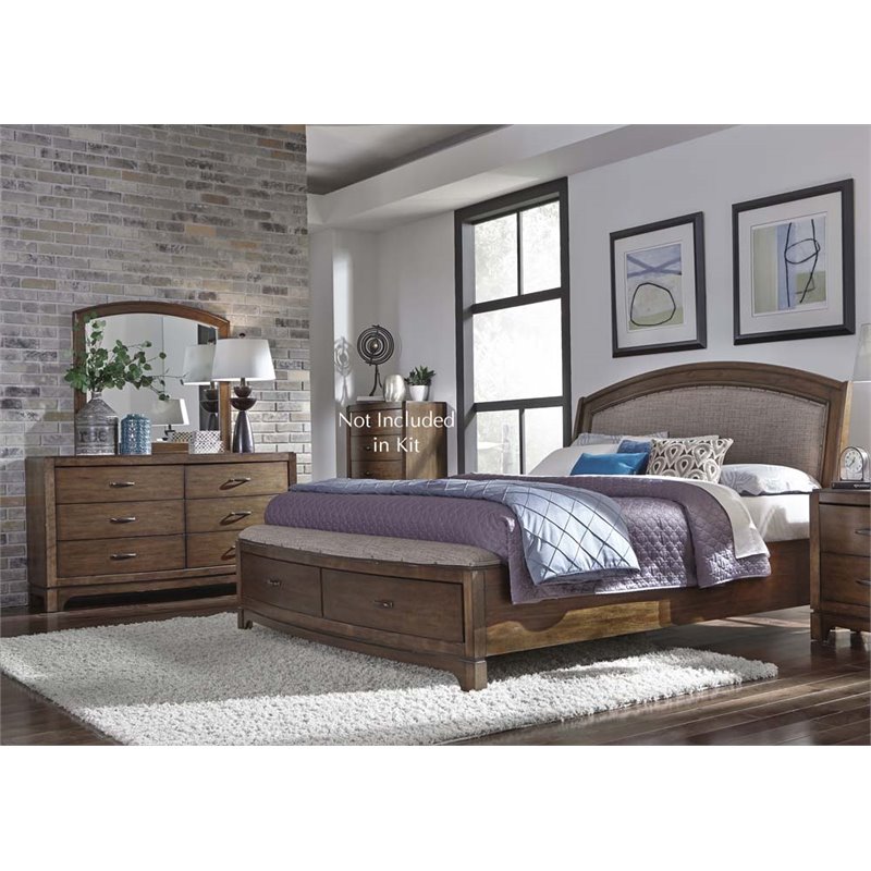 Liberty Furniture Avalon III 3 Piece Queen Storage Bedroom Set - 705-BR