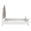 Magnolia Manor White King Upholstered Bed