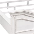 Magnolia Manor White King Upholstered Bed