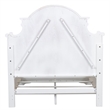 Magnolia Manor White King Panel Bed