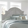 Magnolia Manor White Queen Panel Bed