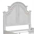 Magnolia Manor White Queen Panel Bed