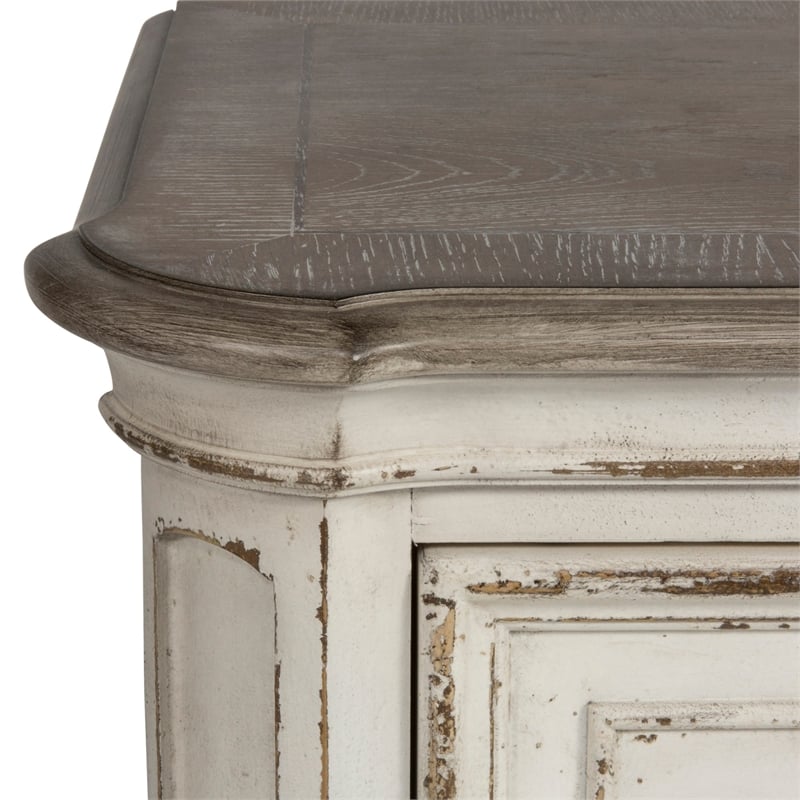 Magnolia Manor White 5 Drawer Chest
