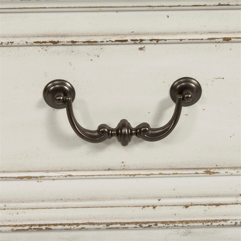 Liberty Furniture Magnolia Manor 7-Drawers Dresser Antique White/Weathered Bark