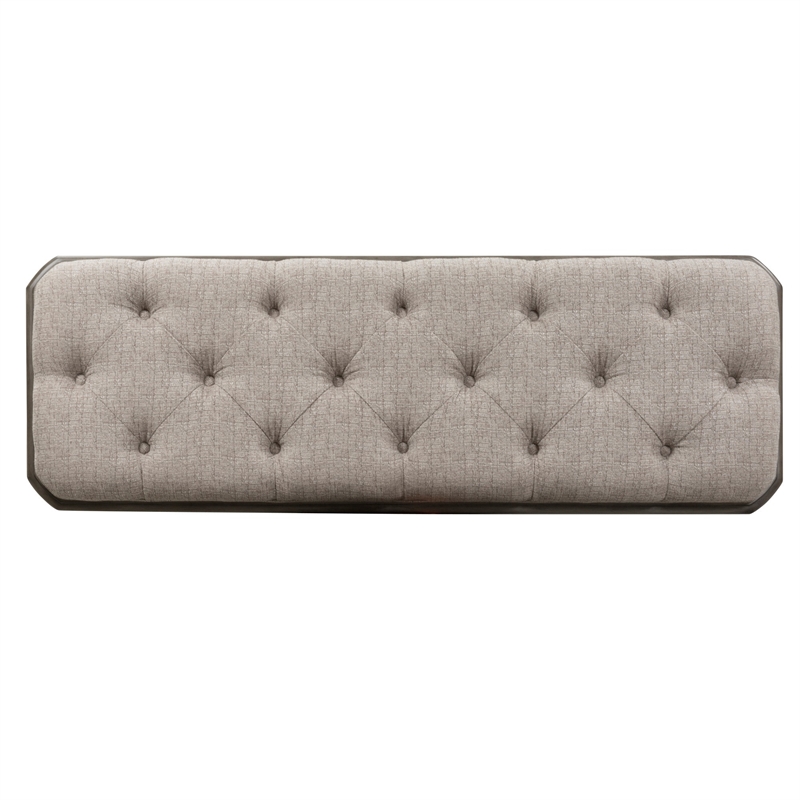 Magnolia Manor White Bed Bench