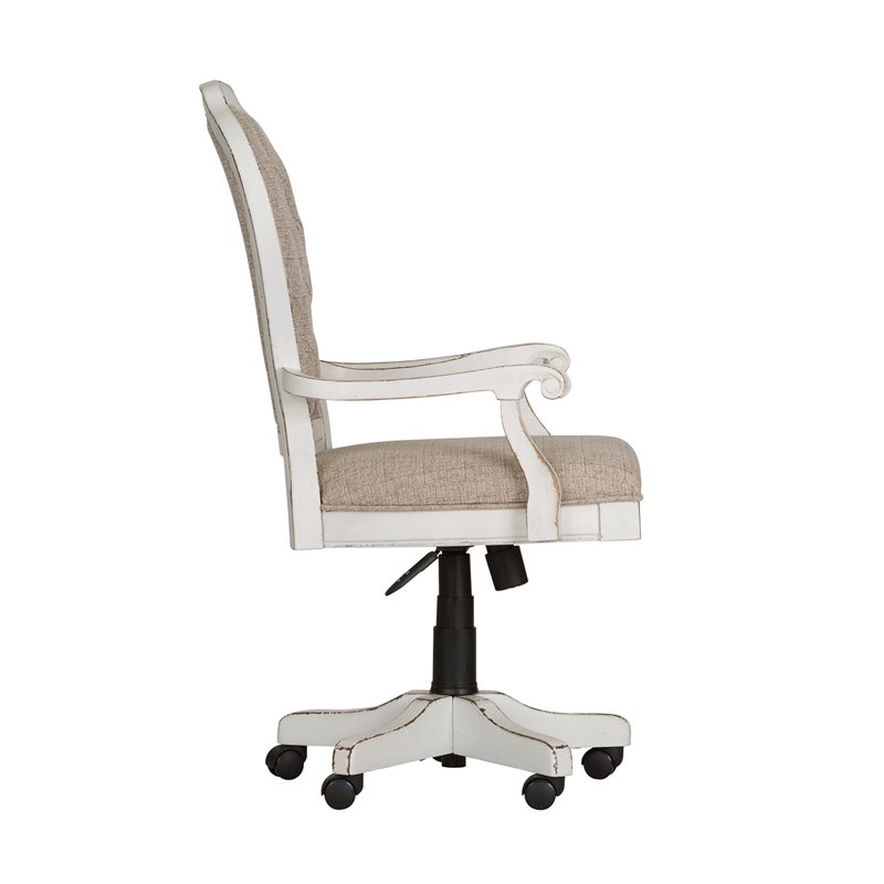 Magnolia Manor White Jr Executive Desk Chair