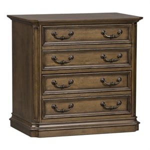 Liberty Furniture Amelia Solid Wood Lateral File in Antique Toffee