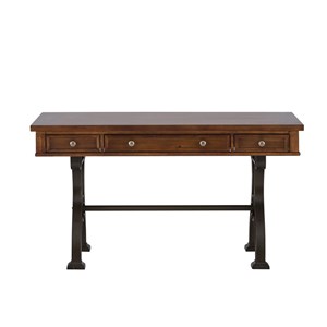 Arlington House Medium Brown Wood Writing Desk