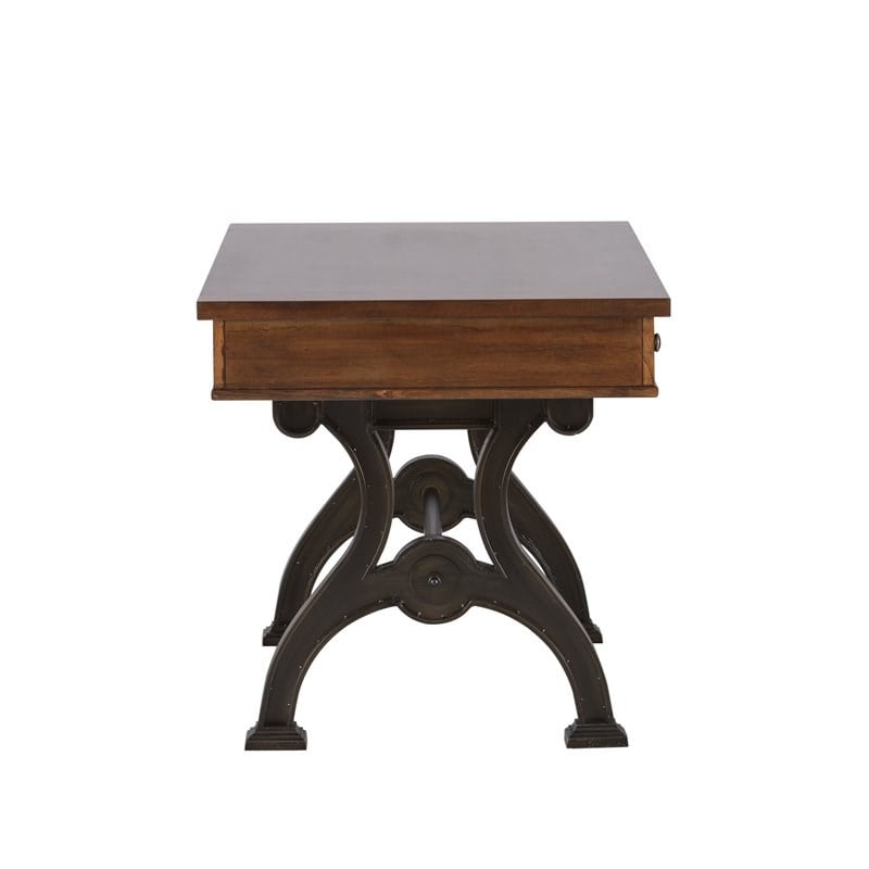 Arlington House Medium Brown Wood Writing Desk